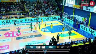 Snips Lebanese Basketball 20222023  FINAL 4  RIYADI VS SAGESSE [upl. by Asemaj212]