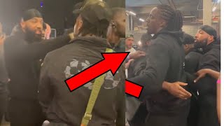 BUGZY MALONE GETS INTO FIGHT BACKSTAGE AFTER KSI FIGHT [upl. by Leinod]