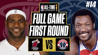 ALLTIME HEAT vs ALLTIME WIZARDS PS5  NBA 2K25 ALLTIME TOURNAMENT EP 14  ROUND 1 GAME 4K [upl. by Aremus]