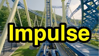 Impulse Front Row POV Knoebels Elysburg PA [upl. by Anonyw]