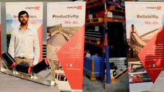 KRetractable Impact Idler Frames  Change Conveyor Rollers Safely and Easily [upl. by Floridia530]