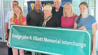 Big News for the HERO Campaign Rt295Rt42 to be Renamed Ensign John R Elliott Memorial Interchange [upl. by Llerrad220]