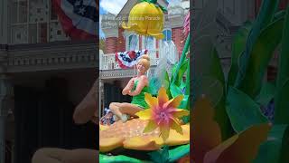 Tinker Bell Makes Smee Jealous at the Festival of Fantasy Parade  Magic Kingdom Walt Disney World [upl. by Atteynad]