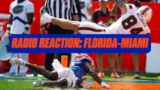 Rapid Reaction to Florida Gators 4117 loss vs Miami [upl. by Adamson872]