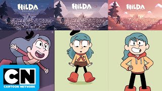 Every Hilda Intro Theme Song  Season 1 to Season 3  Compilation  Cartoon Network [upl. by Bellamy]