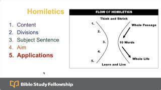 Homiletics Overview [upl. by Nhguavad]