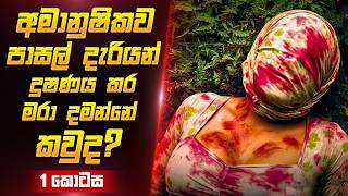 පාසල් දැරියන් දුෂණය කර මරා දමන ඝාතකයා  Sinhala Film Review  Film One [upl. by Inohtna]