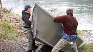 The Beaverslide launch on the Nehalem April 2010 [upl. by Froehlich]