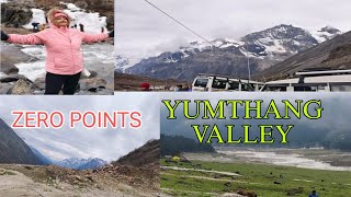 Yumthung valley  Zero Point  Exploring Lachung North Sikkim in 2024 [upl. by Ignatia]