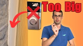 How To Install A Ring Doorbell On A Narrow Door Frame [upl. by Nyahs]