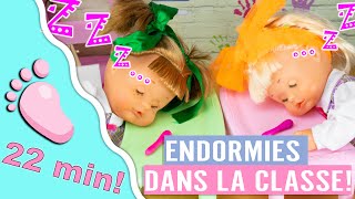 😱 NOA ET NOÉ Aventures a l’école Elles s’endorment et ne font pas leurs devoirs 😰 2 Épisodes [upl. by Tirreg228]