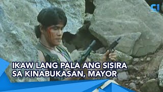 Ikaw pala ang sisira sa kinabukasan mayor  Ligaw Na Bala Lt Alexander Lademor  Cinemaone [upl. by Bithia814]