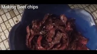 How to make Beet Chips [upl. by Lantha938]