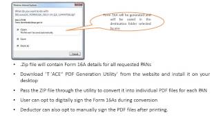 Download TDS certificates from Traces  Form 16A [upl. by Bilat]