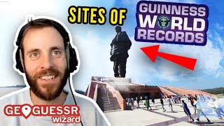 Guinness World Record Locations on Geoguessr  Guess The Record PLAY ALONG [upl. by Hillary]