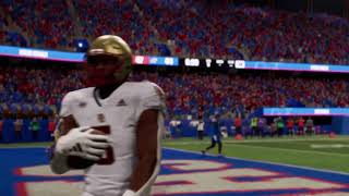 Boston College vs Kansas College Football 25 week 8 [upl. by Anihpled]