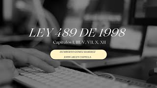 LEY 489 DE 1998 [upl. by Lindell37]