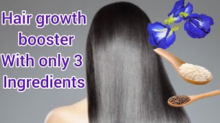 diy Hair growth booster with only 3 ingredients  diy hair remedy  hair mask Poojas Magic Fingers [upl. by Halfdan213]