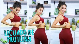 LICUADO DE PROTEINA PARA AUMENTAR MASA MUSCULAR  SORTEO Yovana [upl. by Clite]