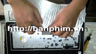 Thay tháo sửa lắp bàn phím eMachines D730Z keyboard replacement fix assembly guide [upl. by Everard]