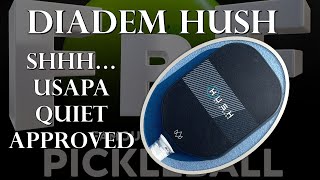 Diadem Hush Pickleball Paddle Review [upl. by Ihc]