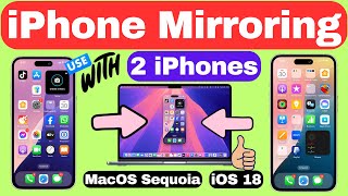 iPhone Mirroring How to Use With Multiple iPhones in macOS Sequoia and iOS 18 [upl. by Yelsnya]