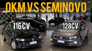 ✅ COMPARATIVO  VW Polo Highline 2022 ou VW Polo Comfortline 2023 Seminovo vs 0Km [upl. by Noivax920]