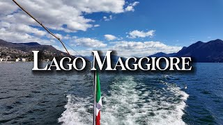 Trip to Lake Maggiore in Italy and Switzerland  Canobbio Verbania Locarno  4K [upl. by Eixela]