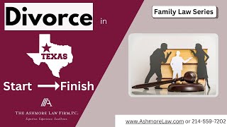 FAQ The Divorce Process in Texas  Start to Finish  Dallas Divorce Lawyer [upl. by Barnaba]