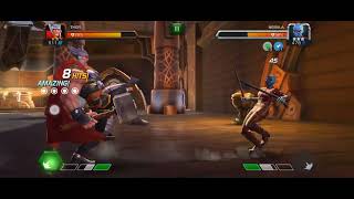 THOR VS NEBULA  MARVEL GAME  ENDGAME  FIGHT 10 [upl. by Aerbma]