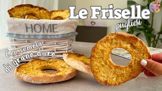 FRISELLE freselle o frise ricetta FACILE  come fare in casa le FRISELLE la cena ESTIVA PUGLIESE [upl. by Ativel463]