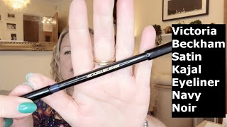 Victoria Beckham Satin Kajal Eyeliner  Shade Navy Noir [upl. by Cummins]