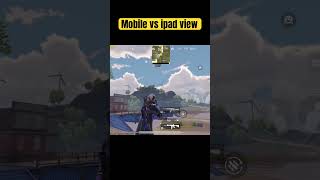 Mobile vs ipad view tricks pubgm pubgmobile bgmi [upl. by Llehsram]