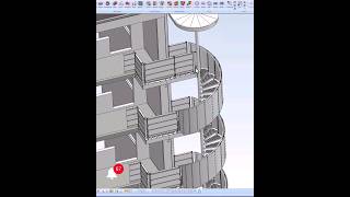 HiCAD  Wendeltreppe bei einem mehrstöckigen Haus  Fa Straatman BV [upl. by Hippel936]