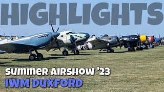 IWM Duxford • Summer Air Show 2023 • Highlights [upl. by Elamef]