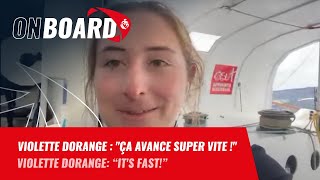 Violette Dorange  quotCa avance super vite quot  Vendée Globe 2024 [upl. by Mikeb313]