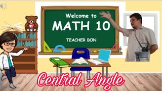 Central Angle and Intercepted Arc math circle grade10maths [upl. by Inail657]