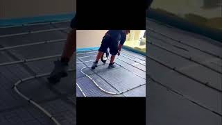 Installation Techniques for Underfloor Heating Pipes [upl. by Akihsay782]