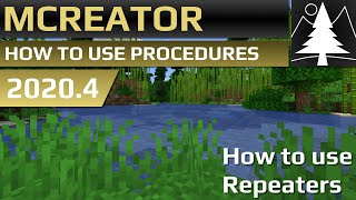 MCreator How to use repeaters  Procedure Tutorial [upl. by Tibbitts]