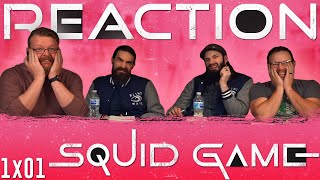 Squid Game 1x1 REACTION quotRed Light Green Lightquot [upl. by Barayon]