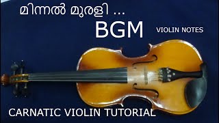 MINNAL MURALI BGM Violin Notes MinnalMuraliBGMVIOLINNOTES [upl. by Asiat]