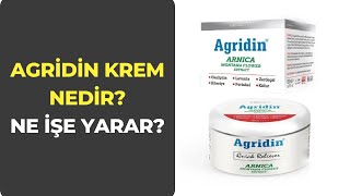 Agridin Krem Nedir Agridin Krem Ne İşe Yarar [upl. by Leay]