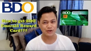 How you can get bdo rewards card [upl. by Burch]