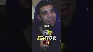 Drake Speaks On Lil Waynes ADVICE 💯🔥 [upl. by Sandberg]