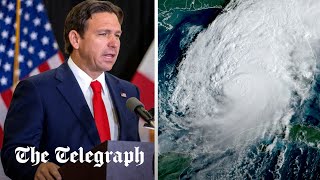 In full Get to safety Florida Governor Ron DeSantis speaks as Hurricane Milton nears [upl. by Rianna]