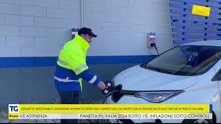 Le consegne dei portalettere a bordo delle auto elettriche [upl. by Ennaoj173]