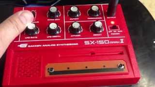 Gakken Analog Synthesizer SX150 Cortez Synth Stick MKII [upl. by Emilio248]