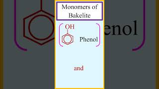 Monomer units of the polymer bakelite chemistry [upl. by Norty609]