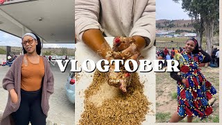 VLOGTOBER  Road trip  Make umqombothi with me  South African YouTuber Qaqamba Matodlana [upl. by Dinah]