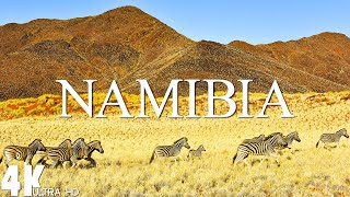 Birds Eye View of NAMIBIA in 4K UHD 12 HOURS Aerial Film with Relaxing Music  Relaxation Film 4K [upl. by Tran]